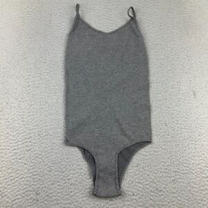 NWOT Intimately Free People Bodysuit Womens XS/S Seamless Stretch Heathered Gray